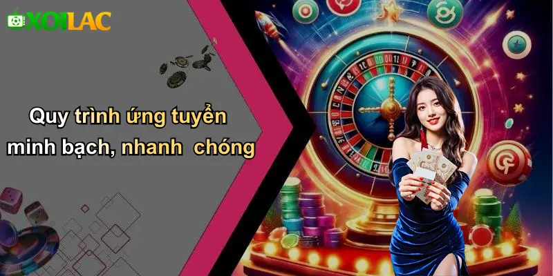 Quy trình ứng tuyển minh bạch, nhanh chóng