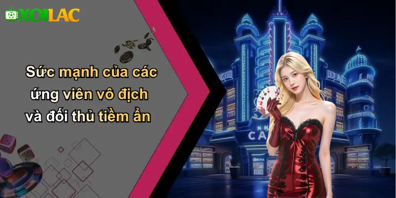 Sức mạnh của các ứng viên vô địch và đối thủ tiềm ẩn