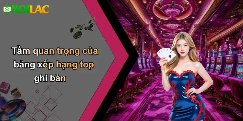 Tầm quan trọng của bảng xếp hạng top ghi bàn