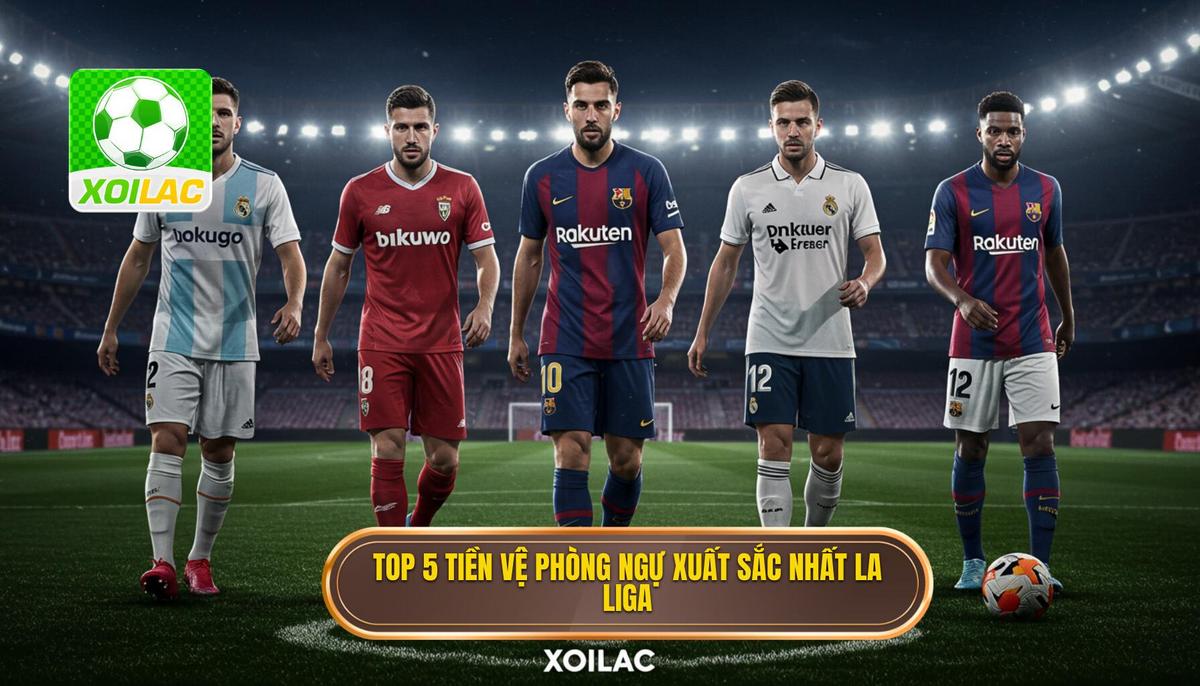 Top 5 tiền vệ phòng ngự xuất sắc nhất La Liga