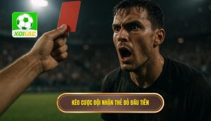 Kèo cược đội nhận thẻ đỏ đầu tiên