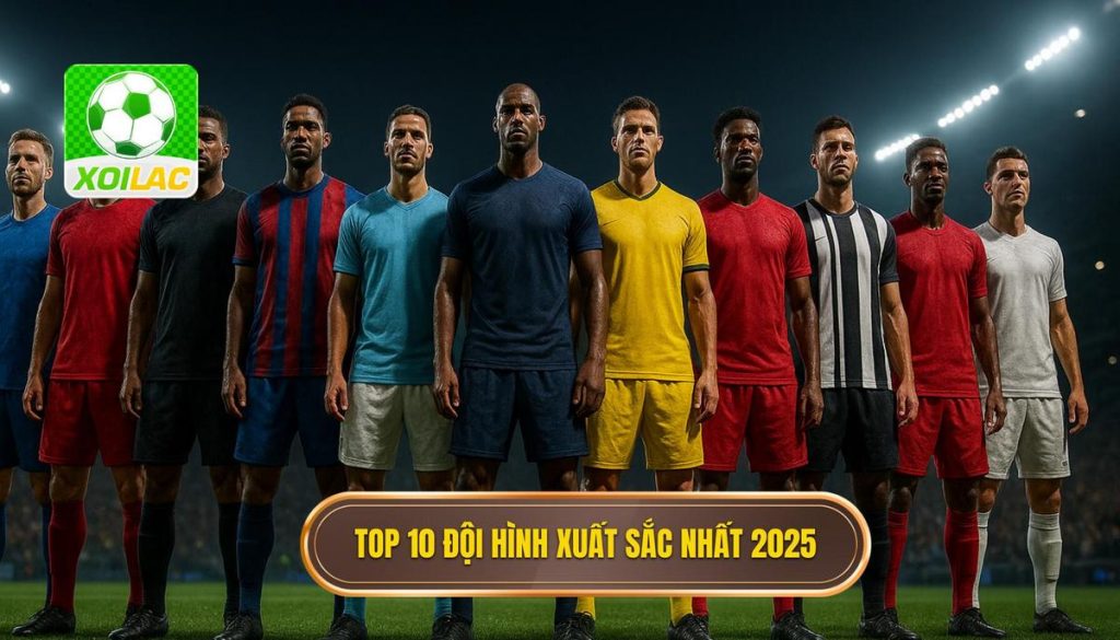 Top 10 đội hình xuất sắc nhất 2025