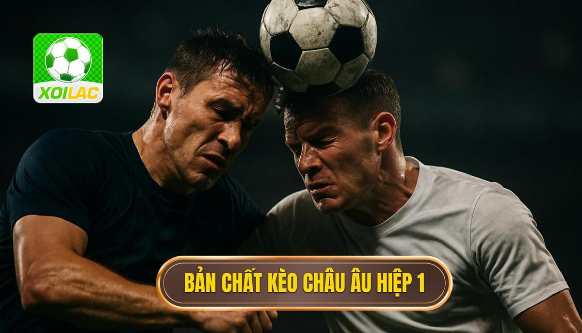 Bản chất và cách vận hành của kèo Châu Âu hiệp 1
