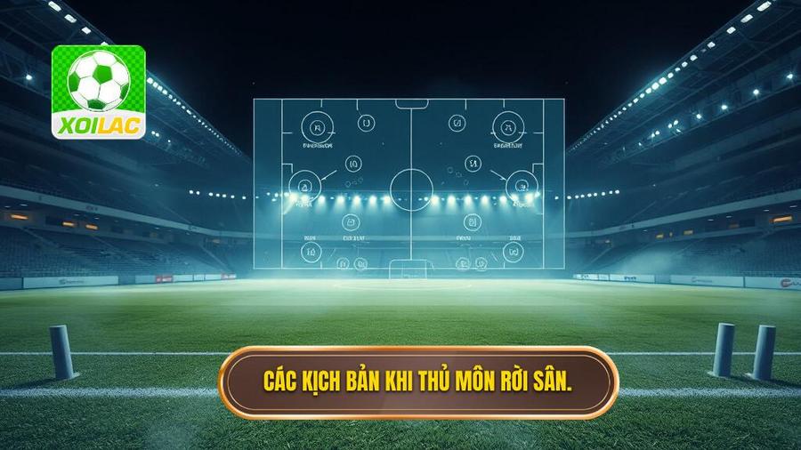 2. Các kịch bản khi thủ môn rời sân.
