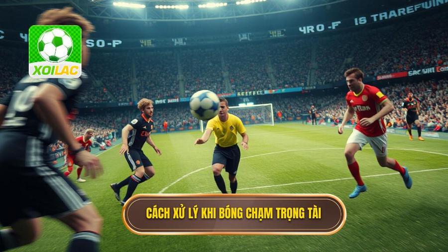 3. Cách xử lý khi bóng chạm trọng tài