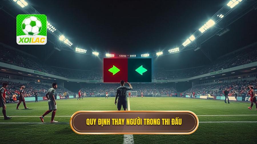 3. Quy định thay người trong thi đấu