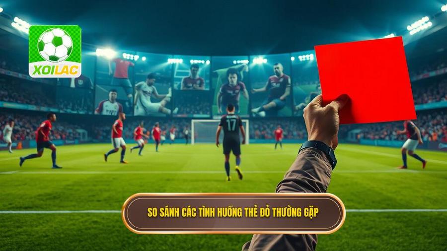 3. So sánh các tình huống thẻ đỏ thường gặp