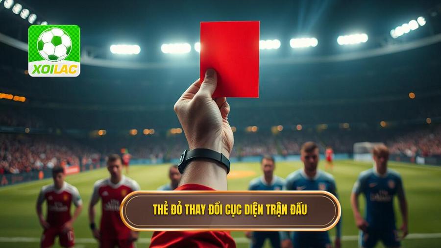 3. Thẻ đỏ thay đổi cục diện trận đấu