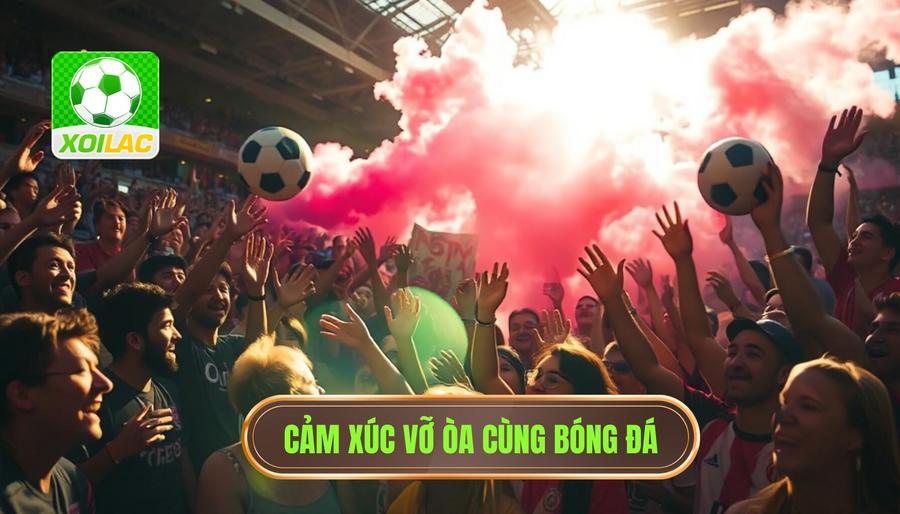 Cảm xúc vỡ òa cùng bóng đá