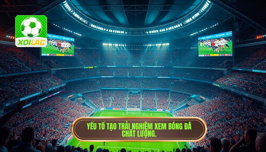 Yếu tố tạo trải nghiệm xem bóng đá chất lượng