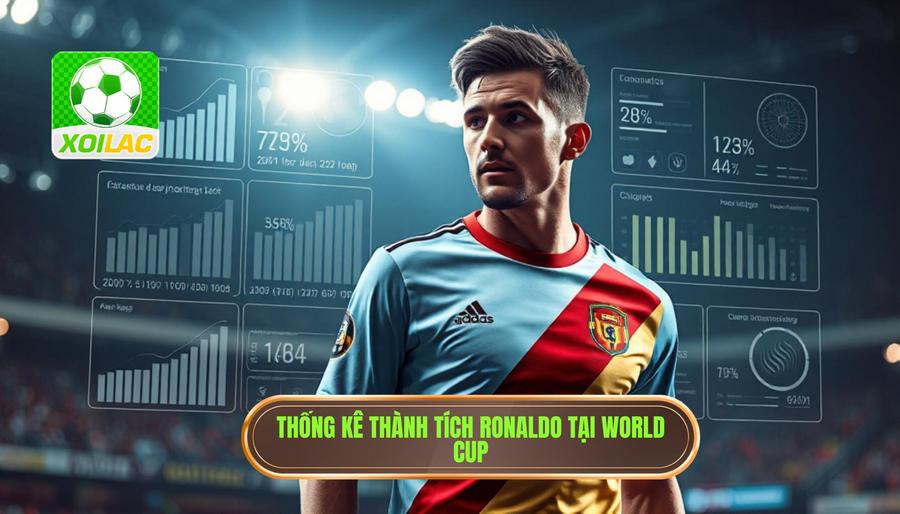 Bảng thống kê chi tiết thành tích của Ronaldo tại World Cup